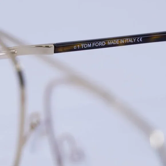 🕶️ New Tom Ford FT5622-B 028 Eyeglasses - Gold Frame 57mm